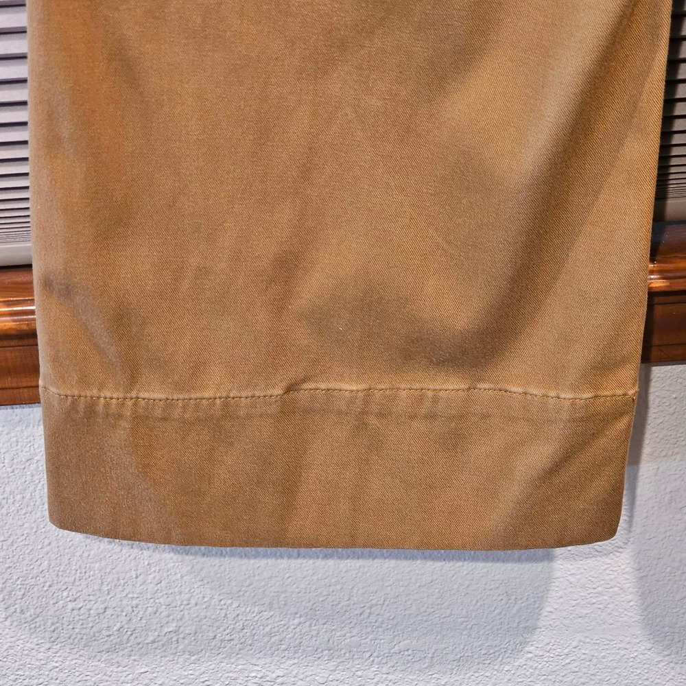 Spanx Stretch Twill Wide Leg Crop Pants Camel Brown XL 21279T - Picture 4 of 10